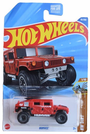 Hot Wheels Humvee, HW Dirt 1/10 [red] 55/250