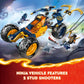 LEGO NINJAGO Arin’s Ninja Off-Road Buggy Car Toy with 4 Minifigures, Building Set for Kids with Dragon Toy from The NINJAGO Dragons Rising TV Show,