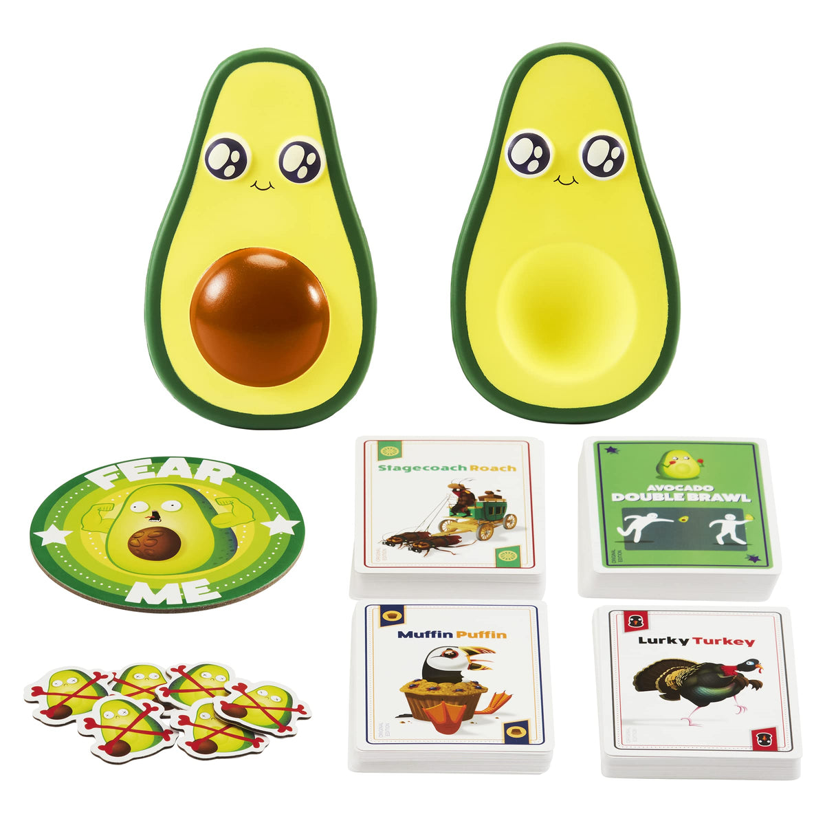 Exploding Kittens Throw Throw Avocado, 2-6 Players, Ages 7+