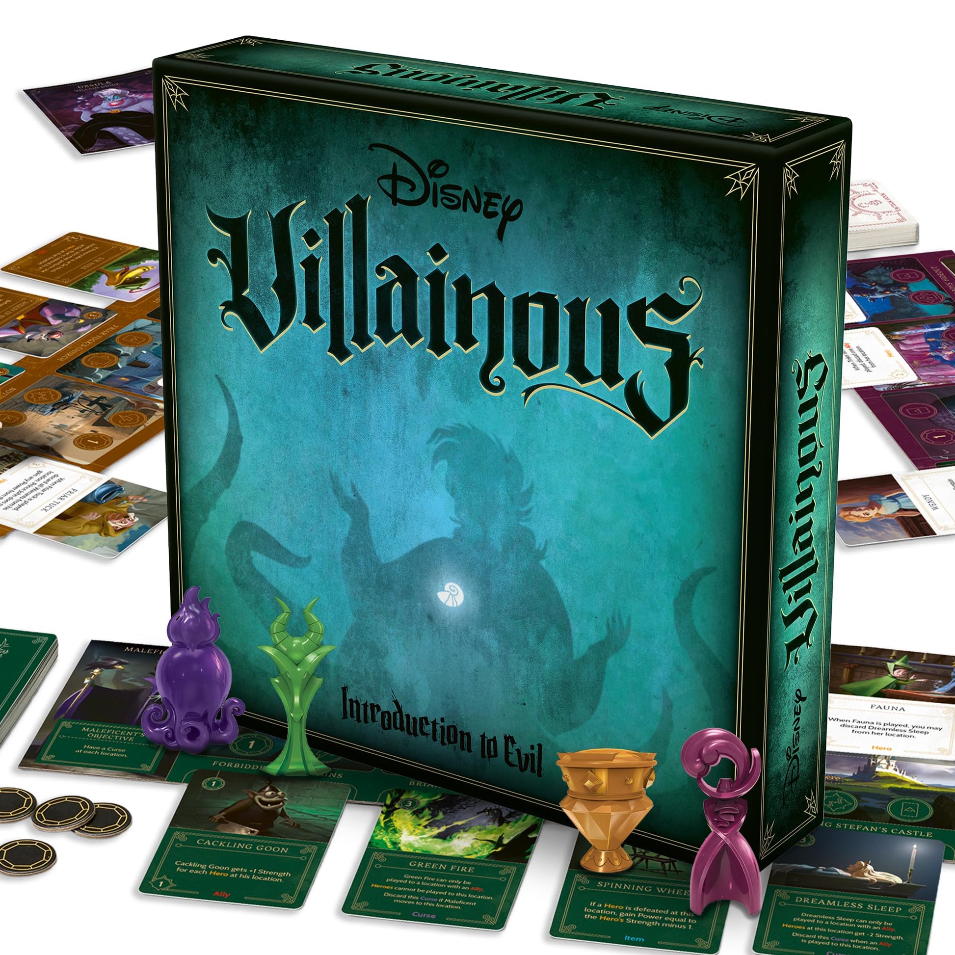 Ravensburger Disney Villainous - Introduction to Evil Strategy Board Game - Compatible with Other Villainous Games - Includes Lorcana Promo Card