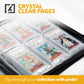X PRO Graded Card Binder - Holds 60 Graded Slabs, Suitable for PSA and CGC Slabs | 6 Pocket Slab Binder Design | Ringless PSA Slab Binder | PSA Slab