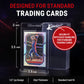 Ultra Pro Semi Rigid Card Holder 1/2" Lip - Clear PVC Sleeves for Trading Cards - Fits 2.5" x 3.5" up to 35pt - Card Grading Sleeves for Storage