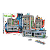 Wrebbit3D 1950's Diner 3D Puzzle | Urbania Collection | 425 Jigsaw Puzzle Pieces | Charming and Unique Streetscape of a Small Town