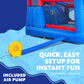 Sunny & Fun Big Time Bounce-A-Round Inflatable Water Slide Park