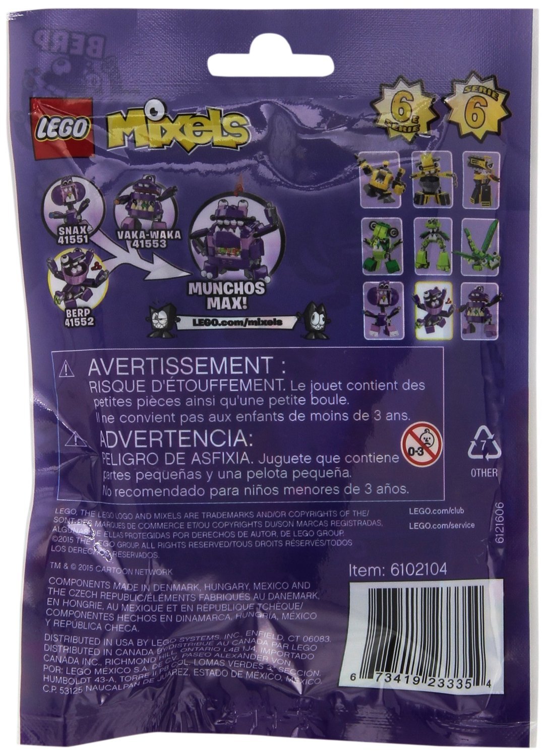 LEGO Mixels Mixel Berp 41552 Building Kit