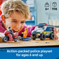 LEGO City Police Prisoner Transport Van - Police Toy for Kids, Boys & Girls Ages 6+ - Emergency Vehicle & Motorcycle Building Kit - Officer and 2
