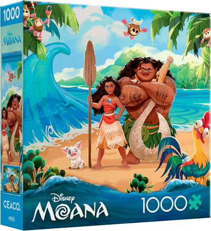 Ceaco - Disney Moana and Maui - 1000 Piece Jigsaw Puzzle for Adults
