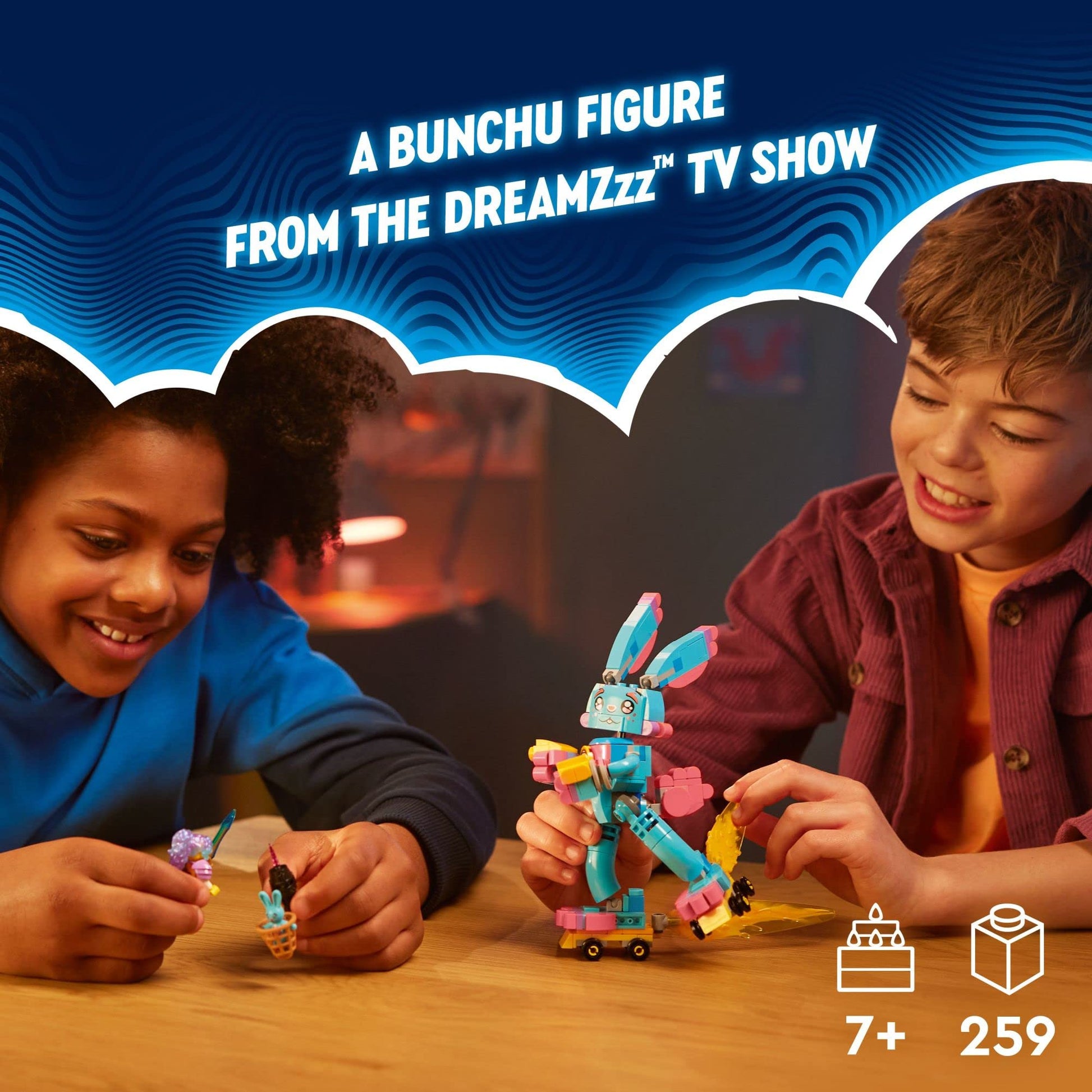 LEGO DREAMZzz Izzie and Bunchu The Bunny Building Toy Set, 2 Ways to Build Bunchu The Bunny, Includes Grimspawn and Izzie Minifigures, Gift for Kids