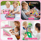 Trilingual Learning Toy Tablet with Music & Sound, Montessori Speech Therapy Toys for 1 Year Old Girl Boy Musical Baby Toy 12-18 Months Toddler Girl
