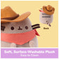 GUND Pusheen Cowboy Squisheen 6-Inch Squishy Plush Toy; Ages 8+