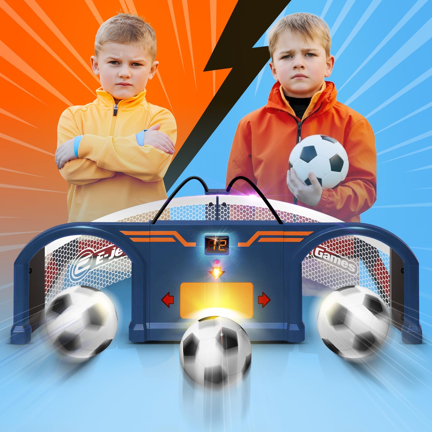 Soccer Arcade - Interactive Trainer Soccer Ball Set | Family Fun Football Party Indoor Sport Game Toys