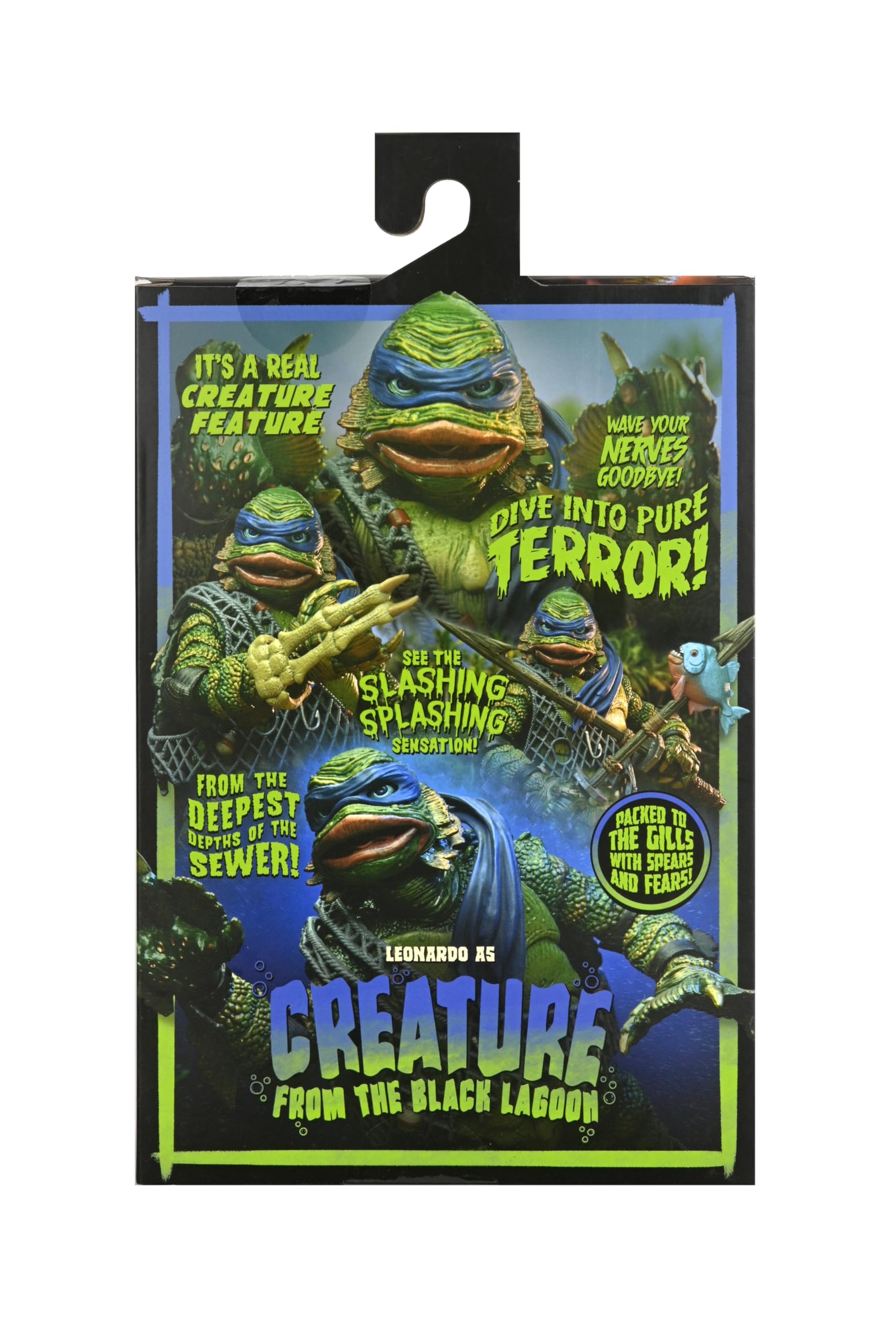 Universal Monsters/Teenage Mutant Ninja Turtles - 7” Scale Action Figure - Leonardo as the Creature