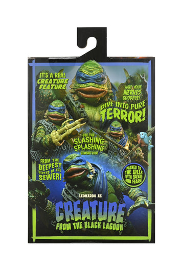 Universal Monsters/Teenage Mutant Ninja Turtles - 7” Scale Action Figure - Leonardo as the Creature