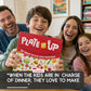 Blue Wasatch Games Plate It Up - Invent Crazy Foods, Order Your Favorite, Laugh and Win | Includes Over 350 Foods and Fun Scenarios | Ages 8+ | 3-6