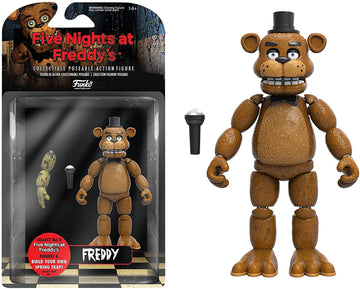 Funko 5" Articulated Action Figure: Five Nights at Freddy's (FNAF) - Freddy Fazbear - Collectible - Gift Idea - Official Merchandise - for Boys