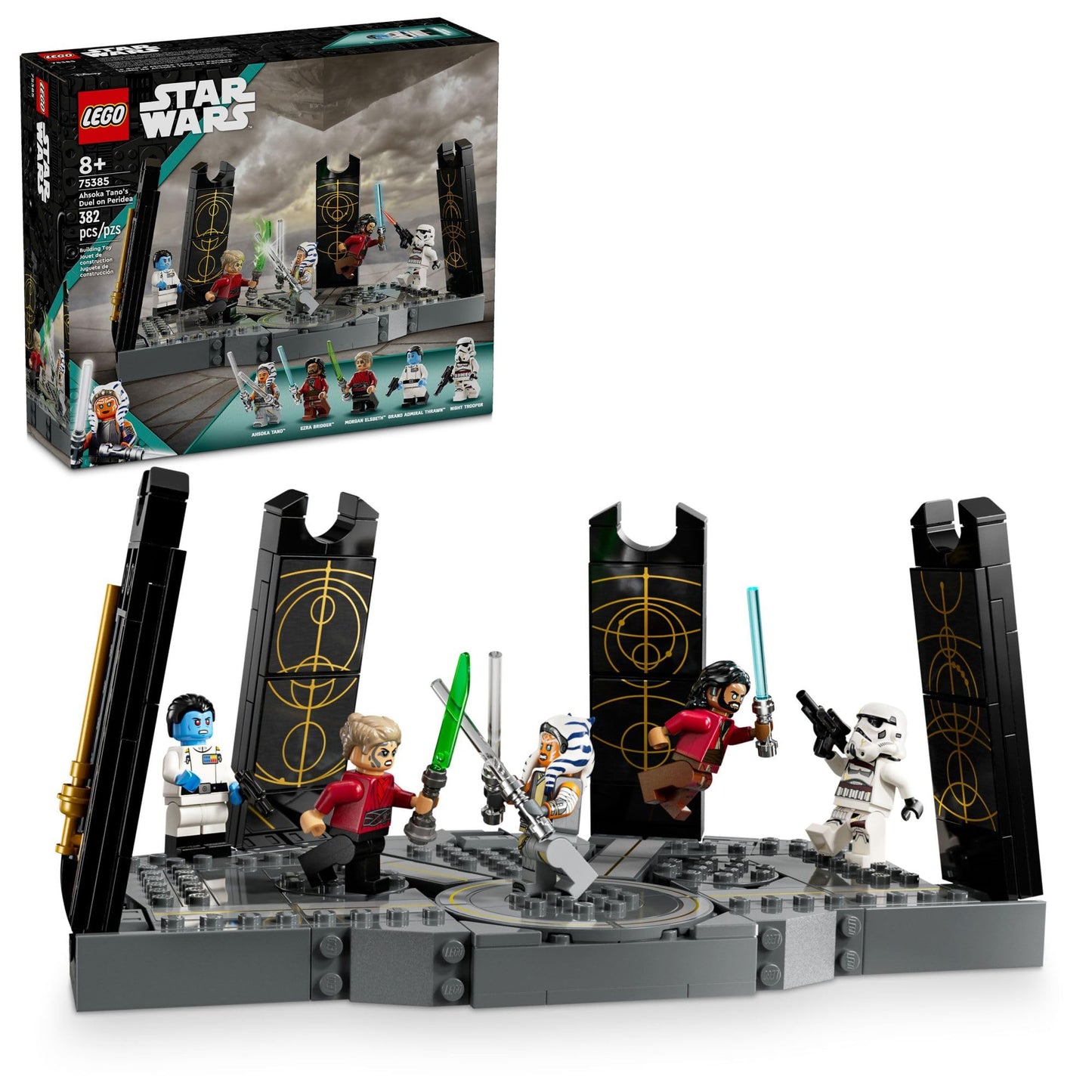 LEGO Star Wars Ahsoka Tano’s Duel on Peridea Building Toy for Kids, Collectible Toy with 5 Star Wars Minifigures Including Grand Admiral Thrawn