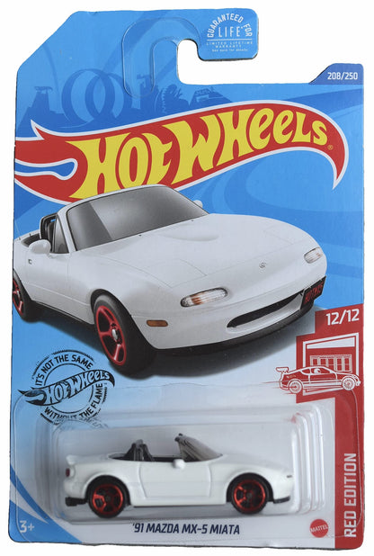 Hot Wheels '91 Mazda MX-5 Miata, Red Edition 12/12