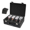 STUFFSTASH Graded Card Storage Case - Fits 180+ PSA, GMA, BGS, SGC Slabs - TSA Approved Combination Lock, Reinforced Corners, Removable Foam Dividers