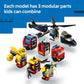 LEGO City Helicopter, Fire Truck & Submarine Remix Kids Toy - 3 Building Toys in 1 for Boys and Girls, Ages 7+ - Gift Idea for Birthdays - with 3