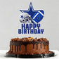 Cowboys Birthday Cake Topper Glitter Cowboys Birthday Party Decorations for Boy Birthday Party Supplies