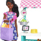 Barbie Farmers Market Playset, Barbie Doll (Brunette), Stand, Register, Vegetables, Bread, Cheese & Flowers, Great Toy for Ages 3 Years Old & Up