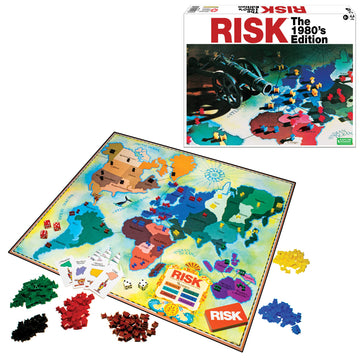 Risk The 1980's Edition, Strategy Board Game, by Winning Moves Games USA