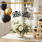 Class of 2026 Graduation Cake Toppers & Table Centerpieces for Dessert Table, Grad Party Supplies for High School College Celebration, Photo Props
