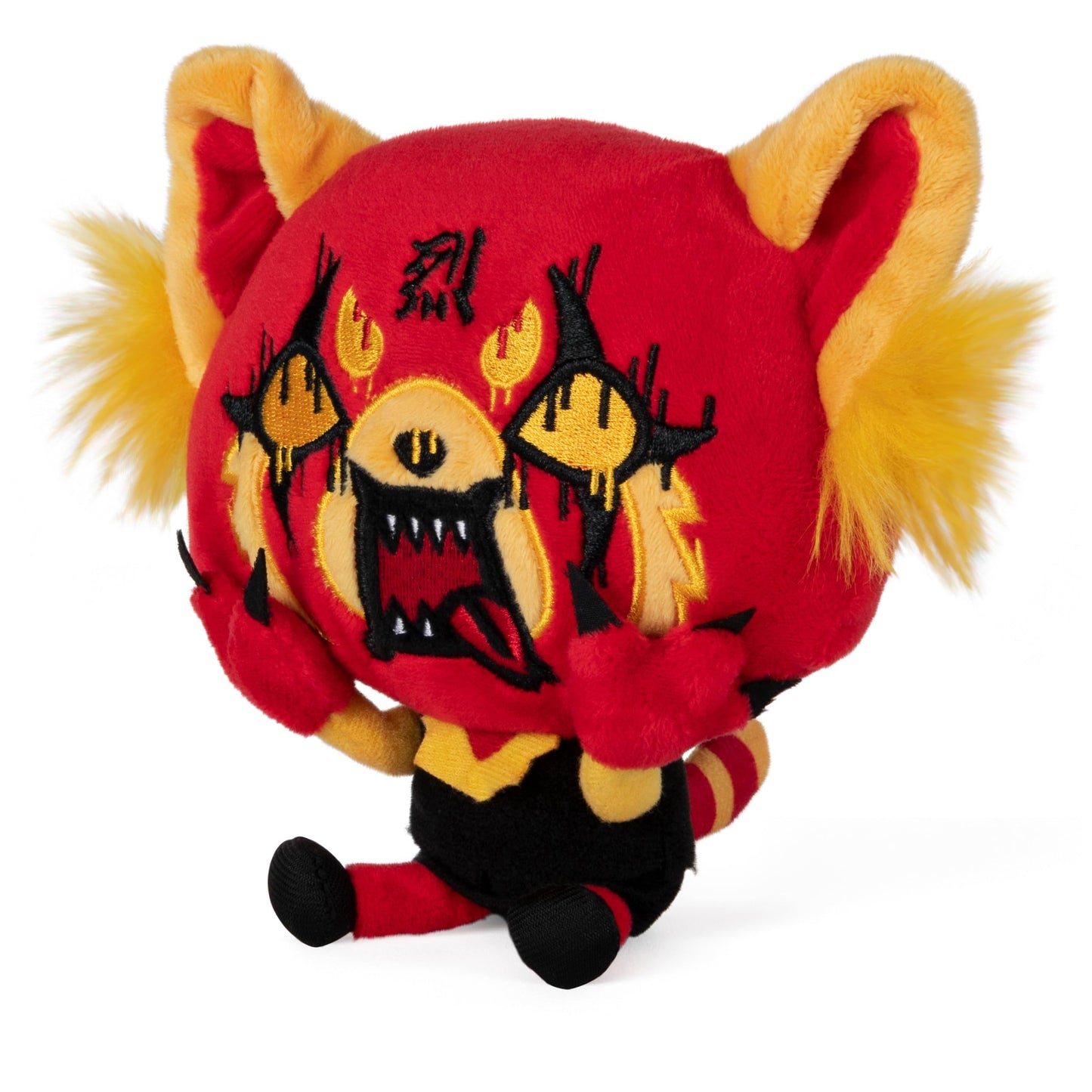GUND Sanrio Aggretsuko Red Rage Plush Stuffed Animal Red Panda Netflix Original, 7"