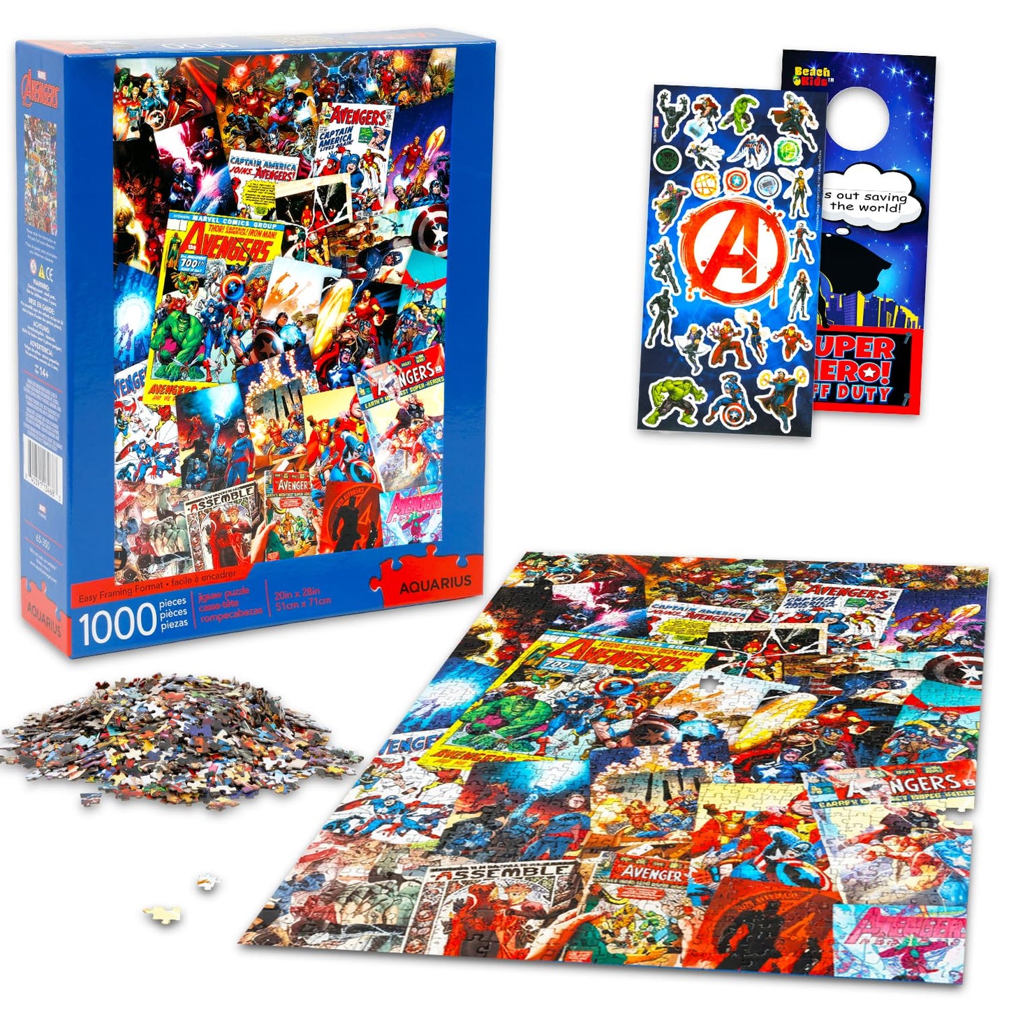 Avengers Jigsaw Puzzle Bundle for Teens and Adults