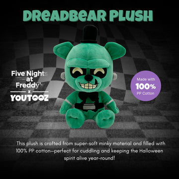 Youtooz FNAF Dreadbear 9" Plush, Collectible Plushie from Five Nights at Freddy's Plush Collection