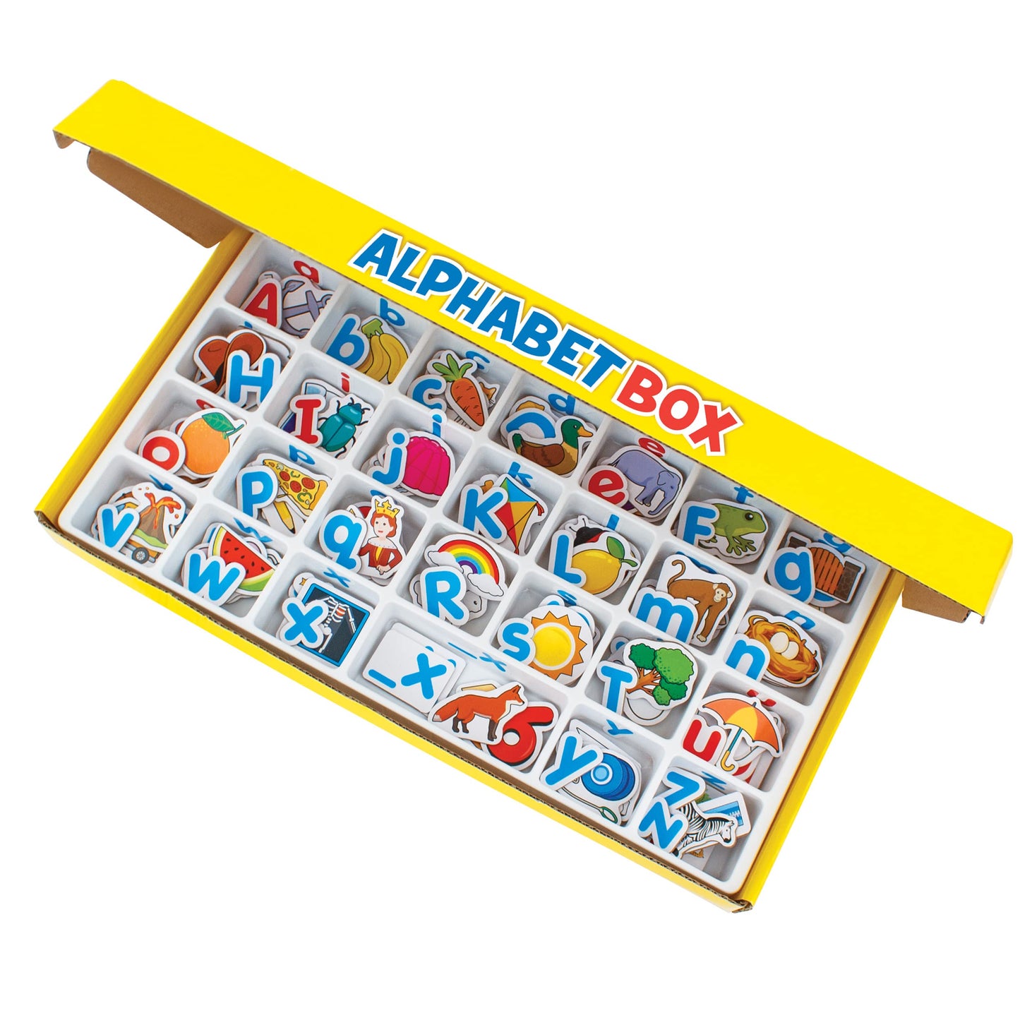 Junior Learning: Alphabet Box, Fun, Family Interactive, Learning Game, Helps Aid Language Development, Memory Recall for Kids Ages 3 and Up