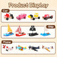 Wooden Build Paint Art Crafts Kit 3 Pack, Make Your Own Car Boat & Plane DIY Craft Toys for Kids Boys, STEM Educational Toy Set for Kids Ages 4-8