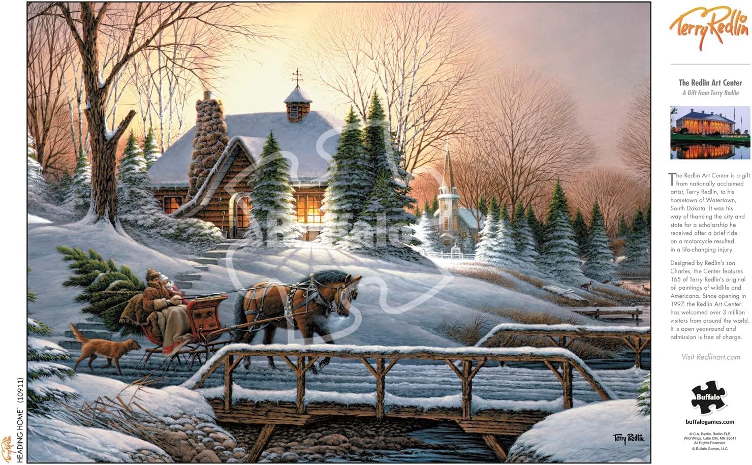 Buffalo Games Terry Redlin, Heading Home, 1000 Piece Puzzle for Adults