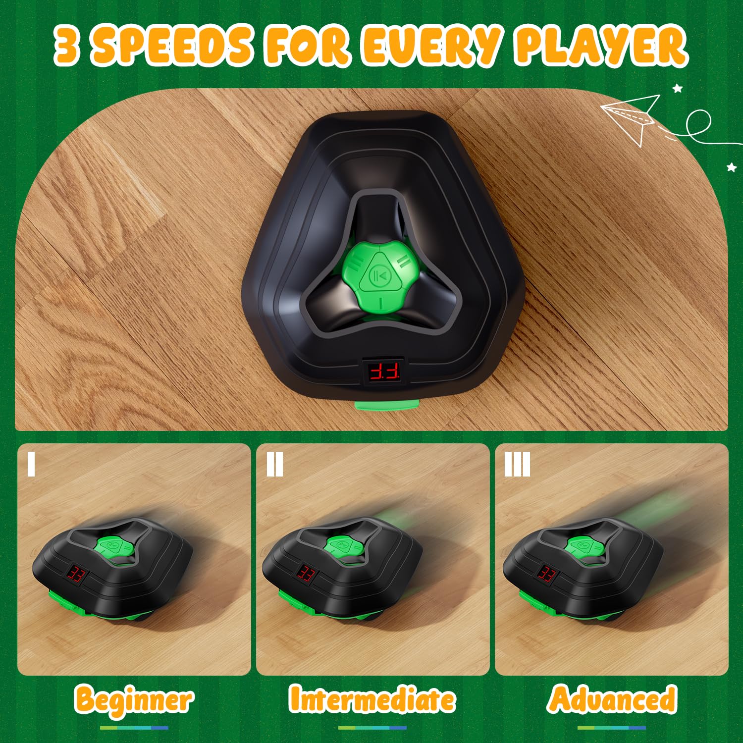 DyBaxa Soccer Training Equipment, Soccer Bot with Indoor Smart Ball