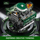 Mould King Tank V8 Engine Building Sets, 2250 Pcs Model Kit for Adults 14+