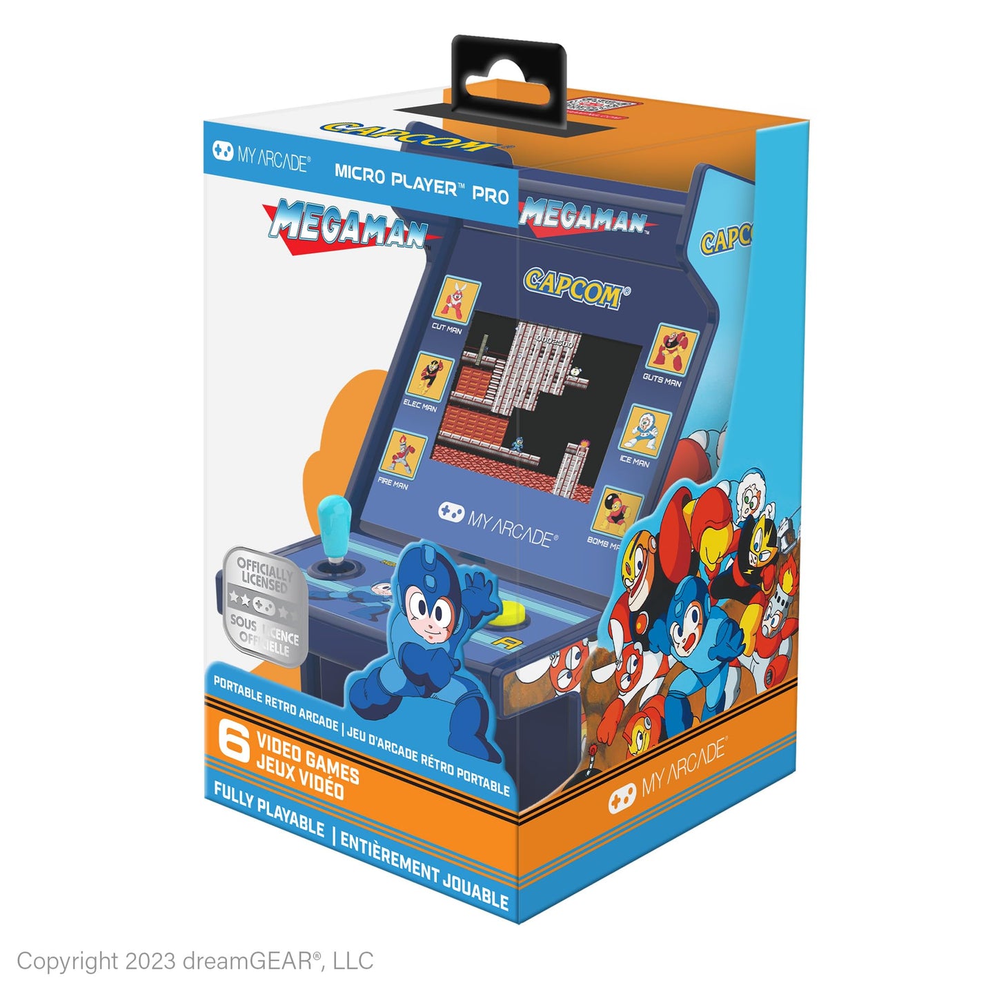 My Arcade Mega Man Micro Player Pro: Mega Man, Retro Gaming, Titles 1 Through 6, Arcade Classics