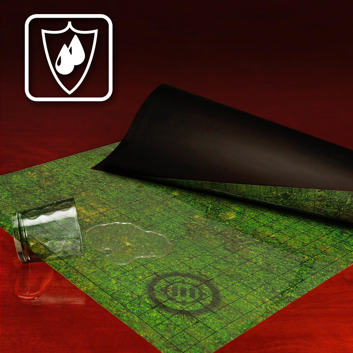 ENHANCE RPG Grid Mat - Tabletop DND Map (24x36 inch) Role Playing Dry Erase DND Mat Complete Gaming Set for Masters and Starters, Erasable Battle Grid
