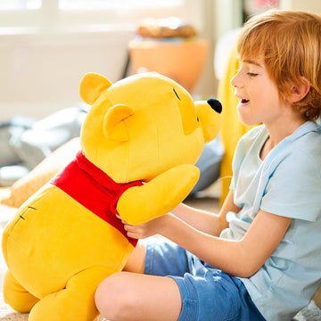 Disney Store Official Cuddleez Plush - Winnie the Pooh - Big Plush - Super Soft & Huggable Toy for Fans & Kids of All Ages - Perfect Collectible Gift