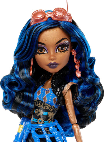 Monster High Boo-riginal Creeproduction Doll, Robecca Steam Collectible Reproduction with Doll Stand, Diary, and Pet Penguin Captain Penny
