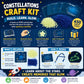 Fun Express Constellations Craft Kit - 450 Pieces Glow in the Dark STEM Kids | Solar System Astronomy Science Kits | Arts and Crafts for Kids Ages 4-8