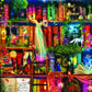 SUNSOUT INC - Treasure Hunt Bookshelf - 1000 pc Jigsaw Puzzle by Artist: Aimee Stewart - Finished Size 20" x 27" - MPN# 51067