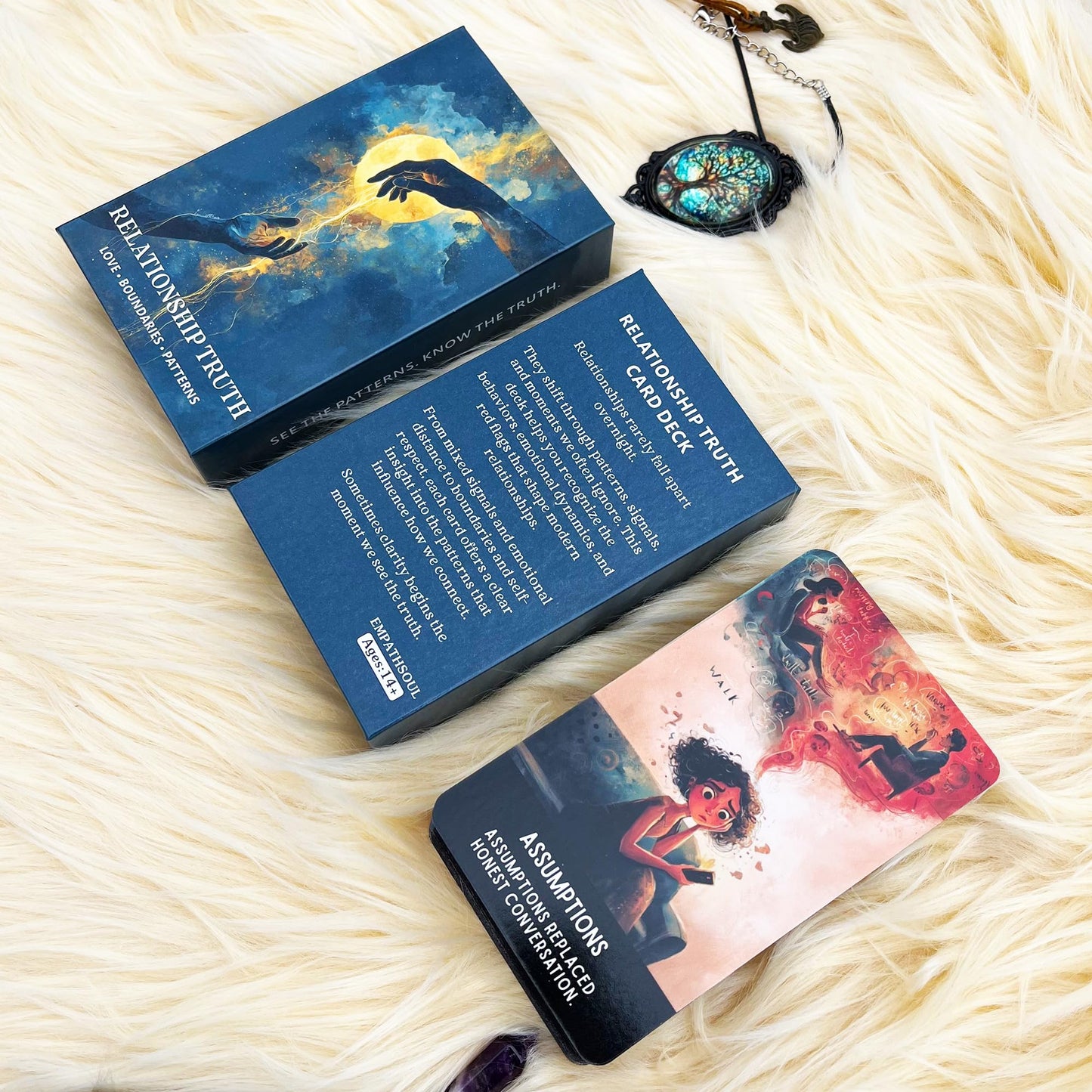 Relationship Pattern Oracle Deck, Shadow Work Oracle Cards for Beginners