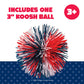 Koosh Balls 3 inch American, Kids Outdoor Toys, Beach Toys, Fidget Toys, 3+