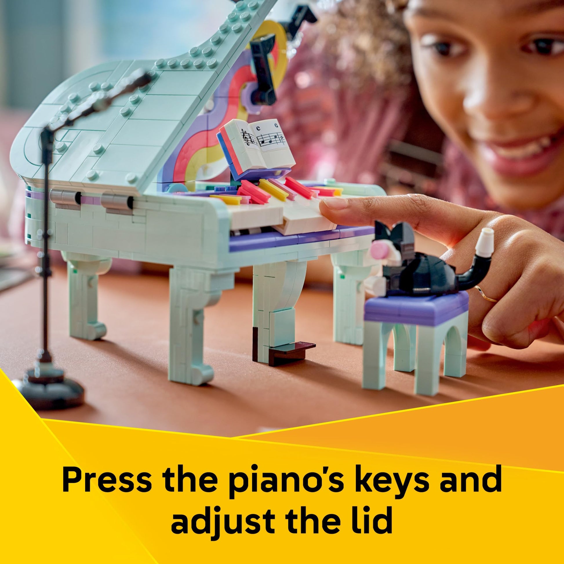 LEGO Creator 3 in 1 Music Decor Piano with Cat 31392