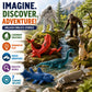 Safari Ltd. Cryptozoology Designer TOOB - 7 Figurines: Yeti, Loch Ness, Jackalope, Kraken, Trout, Coelacanth, Bigfoot - Educational Toy Figures