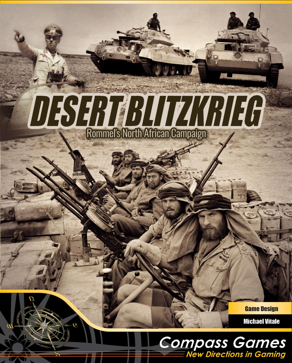 Compass Games Desert Blitzkrieg: Rommel's North African Campaign