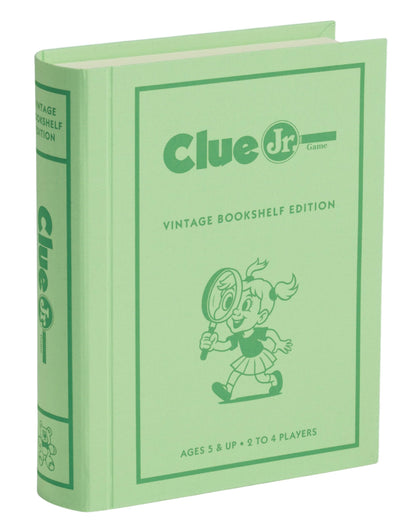 WS Game Company Clue Jr. Vintage Bookshelf Edition Board Game