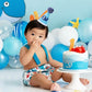 YOUAME 1st Birthday Party Hat - Whales Crown for Baby's First Birthday Party, Decorations and Photo Props