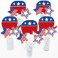 Big Dot of Happiness Republican Election - Political Party Centerpiece Sticks - Table Toppers - Set of 15
