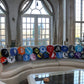 Ethereum Pillows - Embroidered Round Stuffed Plush Crypto Pillow ETH